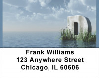 Letter D In The Sea Address Labels | LBQBK-41