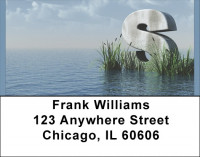 Letter S In The Sea Address Labels | LBQBK-52