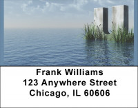 Letter U In The Sea Address Labels | LBQBK-54