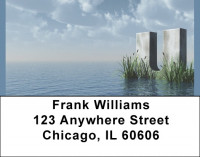 Letter U In The Sea Address Labels | LBQBK-54