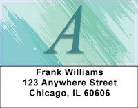 Restoration Monograms - A Address Labels | LBQBL-34