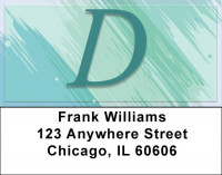 Restoration Monograms - D Address Labels | LBQBL-37