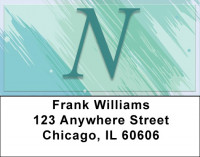 Restoration Monograms - N Address Labels | LBQBL-47