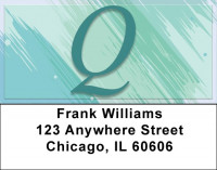 Restoration Monograms - Q Address Labels | LBQBL-50
