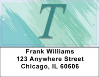 Restoration Monograms - T Address Labels | LBQBL-53