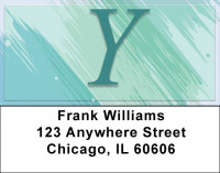 Restoration Monograms - Y Address Labels | LBQBL-58