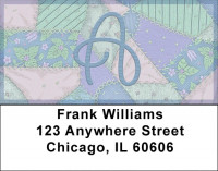 Shabby Chic Monograms - A Address Labels | LBQBL-60