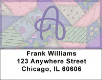 Shabby Chic Monograms - A Address Labels | LBQBL-60
