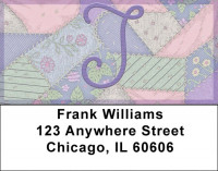 Shabby Chic Monograms - J Address Labels | LBQBL-69