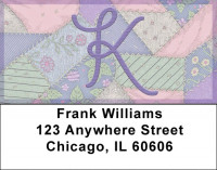 Shabby Chic Monograms - K Address Labels | LBQBL-70