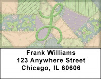 Shabby Chic Monograms - L Address Labels | LBQBL-71