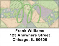 Shabby Chic Monograms - M Address Labels | LBQBL-72