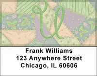 Shabby Chic Monograms - U Address Labels | LBQBL-80