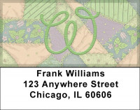 Shabby Chic Monograms - W Address Labels | LBQBL-82