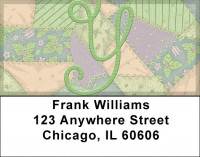 Shabby Chic Monograms - Y Address Labels | LBQBL-84