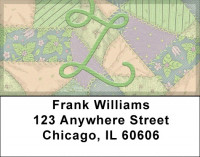 Shabby Chic Monograms - Z Address Labels | LBQBL-85