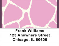Girly Safari Prints Address Labels | LBQBM-52