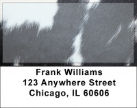 Cowhide Closeup Address Labels | LBQBM-57