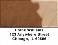 Cowhide Prints Address Labels | LBQBM-58
