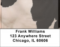 Holstein Cowhides Address Labels