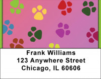 Puppy Paws Address Labels