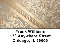Golden Antiques Address Labels