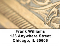 Golden Antiques Address Labels | LBQBM-66