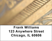 Golden Antiques Address Labels | LBQBM-66