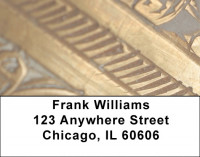 Golden Antiques Address Labels | LBQBM-66
