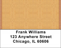 Textures In Fabric Address Labels | LBQBN-19