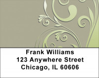 Raised Floral Abstracts Address Labels | LBQBN-32