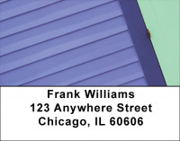 Colorful Architectural Designs Address Labels | LBQBN-39