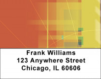 Geometric Web Address Labels | LBQBN-45