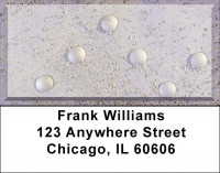 Golden Fairy Dust Address Labels | LBQBN-61