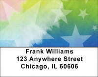 Rainbow Of Stars Address Labels | LBQBN-92