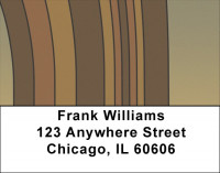 Fall Stripes Address Labels | LBQBO-11
