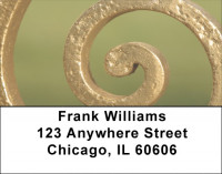 Swirls And Curls Address Labels | LBQBO-28