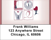 L-O-V-E Address Labels | LBQBO-31