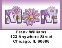 Retro Mom Address Labels | LBQBO-64
