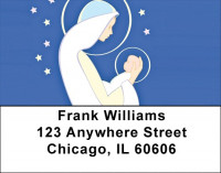 Mary And Baby Jesus Address Labels