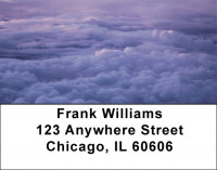 Blue and Purple Sky Address Labels | LBQBP-14