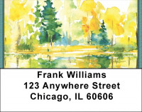 Fall In Quiet Stillness Address Labels | LBQBP-32