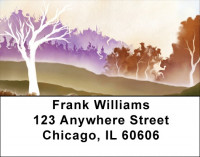 Dancing Shadows Address Labels | LBQBP-35