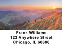 Montain Morning Address Labels