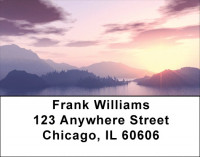 Mountain Sunrise Address Labels | LBQBP-49