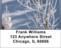 Winter Frost Address Labels