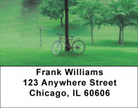 Summer Biking Address Labels | LBQBP-87