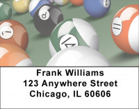 Billard Balls Address Labels