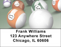 Billard Balls Address Labels | LBQBP-88