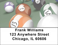 Billard Balls Address Labels | LBQBP-88